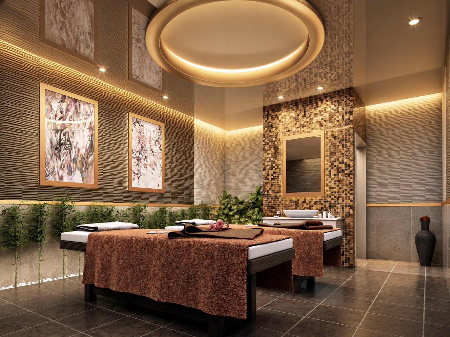 Office reception and seating area